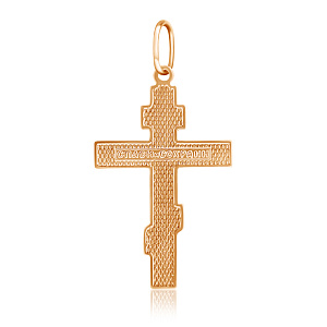 Крест из красного золота