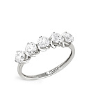 Кольцо из белого золота с бриллиантами