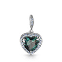 Подвеска из серебра с фианитом