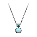 Колье из серебра с эмалью