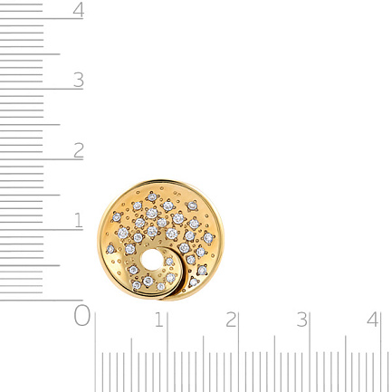 Кольцо из белого золота с бриллиантами