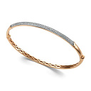 Браслет из красного золота с бриллиантами