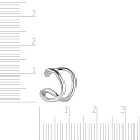 Кафф из серебра