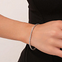 Браслет декоративный из белого золота с бриллиантами