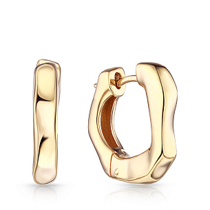 Серьги Конго из серебра