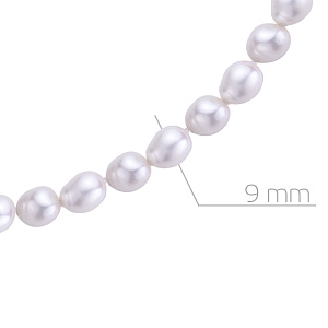 Колье из серебра с жемчугом