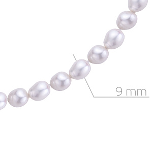 Колье из серебра с жемчугом