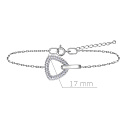 Браслет декоративный из серебра