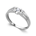 Кольцо из белого золота