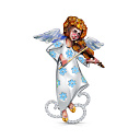 Брошь из серебра