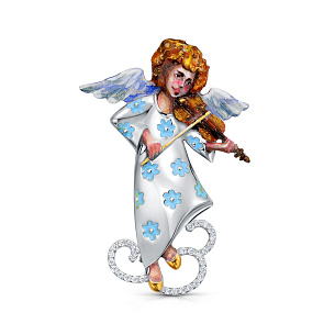 Брошь из серебра