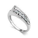 Кольцо из белого золота с бриллиантами