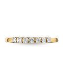 Кольцо из желтого золота с бриллиантами