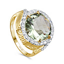 Кольцо из желтого золота с бриллиантами