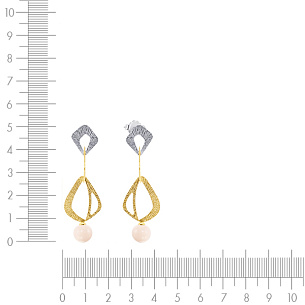 Пусеты из серебра с 