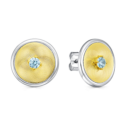 Серьги Пусеты