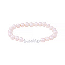 Браслет декоративный из серебра с жемчугом