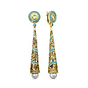 Серьги с английским замком из серебра