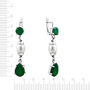 Серьги из серебра с жемчугом