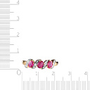 Кольцо из белого золота с бриллиантами