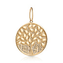 Подвеска из желтого золота