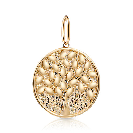 Подвеска из желтого золота