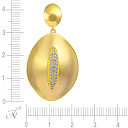 Подвеска из желтого золота с бриллиантами