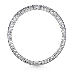 Кольцо из серебра с фианитом