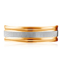 Кольцо обручальное с алмазной гранью