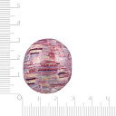 Кольцо из серебра с позолотой, эмалью