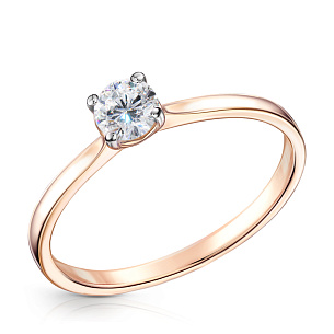 Кольцо из красного золота