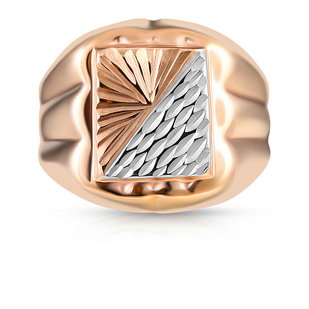 Печатка из красного золота