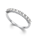 Кольцо из белого золота