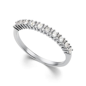 Кольцо из белого золота