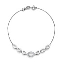 Браслет из белого золота с бриллиантами