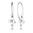 Серьги из серебра с бриллиантами