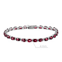 Браслет декоративный из белого золота с бриллиантами