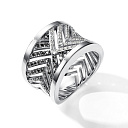 Кольцо из белого золота с бриллиантами