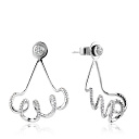 Серьги из желтого золота с бриллиантами