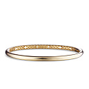 Браслет жесткий из желтого золота