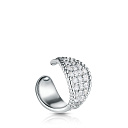 Кафф из серебра с фианитом