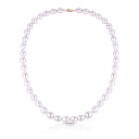 Бусы из красного золота с жемчугом