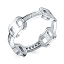 Кольцо из белого золота с бриллиантами