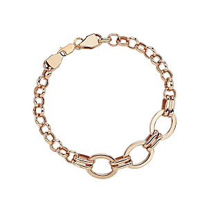 Браслет из красного золота