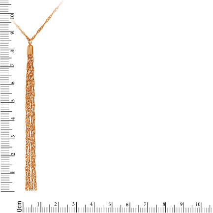 Колье из красного золота