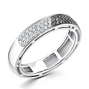 Кольцо из белого золота с бриллиантами