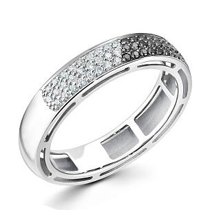 Кольцо из белого золота