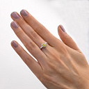 Кольцо из белого золота с бриллиантами