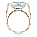 Кольцо из желтого золота с топазом