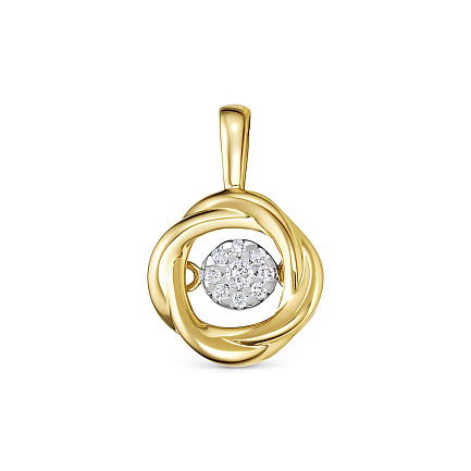 Подвеска из золота с бриллиантами